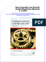 PDF Understanding Copyright Law Seventh Edition Understanding Series Marshall A Leaffer Ebook Full Chapter