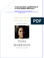 PDF The Measure of Our Lives A Gathering of Wisdom First Edition Morrison Ebook Full Chapter