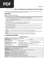 Delta DTC1000/2000 Manual Guide | PDF | Thermocouple | Switch