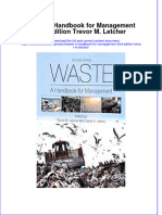 PDF Waste A Handbook For Management 2Nd Edition Trevor M Letcher Ebook Full Chapter