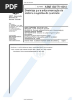 ABNT ISO-TR 10013-2002
