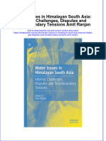 Download pdf Water Issues In Himalayan South Asia Internal Challenges Disputes And Transboundary Tensions Amit Ranjan ebook full chapter 