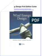 Download textbook Wind Energy Design First Edition Corke ebook all chapter pdf 