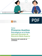 Primeros Auxilios: Psicológicos en El Aula