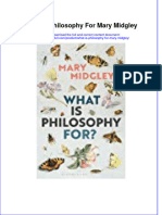 PDF What Is Philosophy For Mary Midgley Ebook Full Chapter