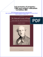Textbook The Political Economy of Progress John Stuart Mill and Modern Radicalism 1St Edition Mill Ebook All Chapter PDF
