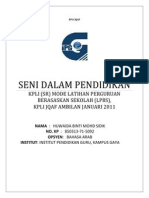 Seni Dalam Pendidikan-COVER