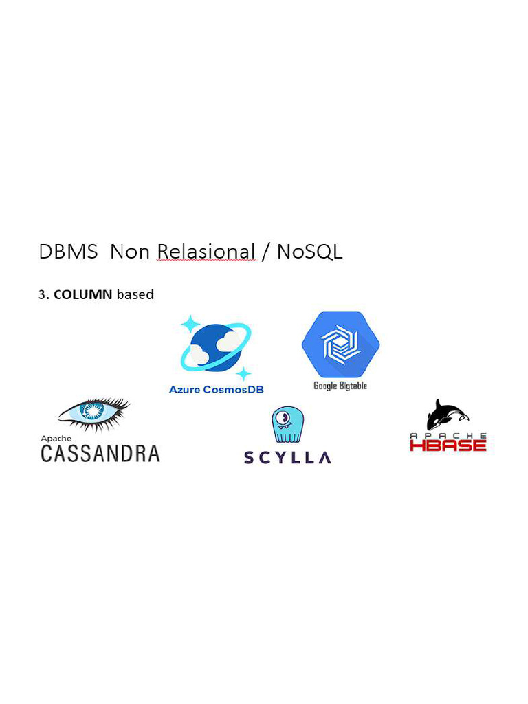 DBMS Non Relasional Atau NoSQL - Column | PDF