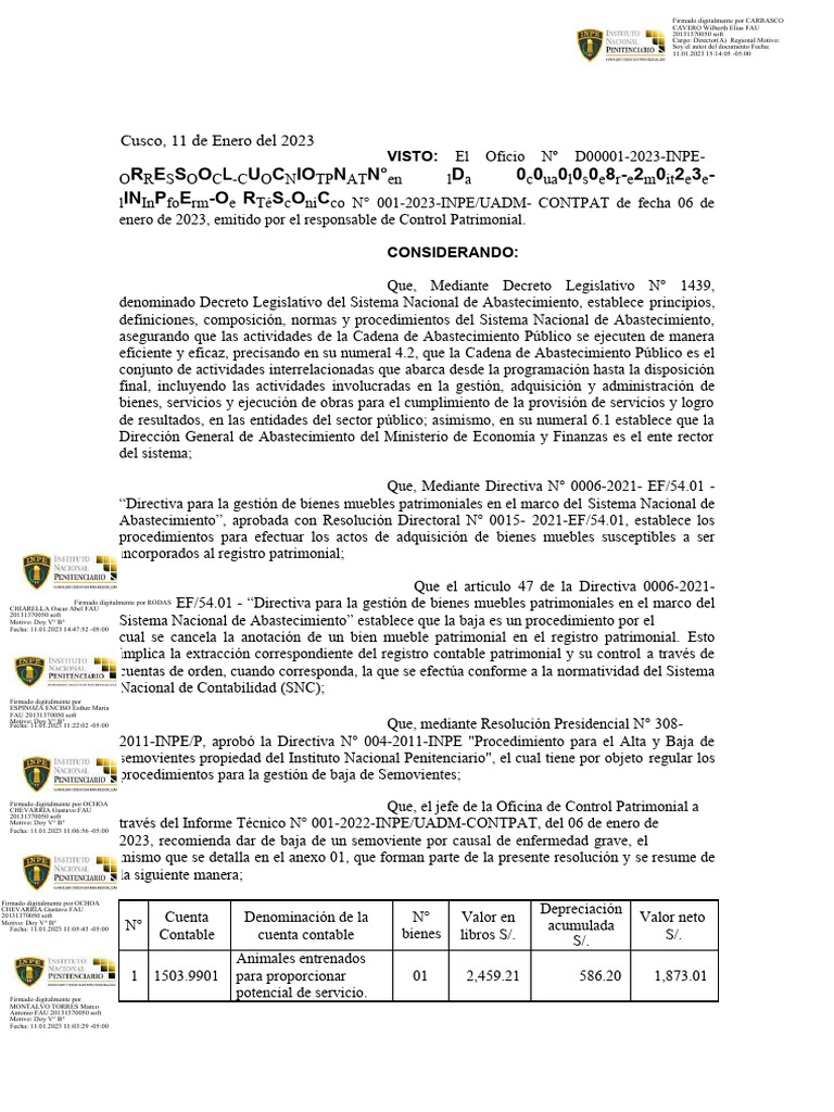 Resolucion 000008 2023 Orsoc | PDF | Contabilidad