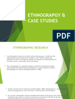 Ethnography Case Studies