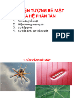 6. Các hiện tượng bề mặt