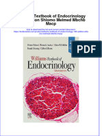 PDF Williams Textbook of Endocrinology 14Th Edition Shlomo Melmed MBCHB Macp Ebook Full Chapter