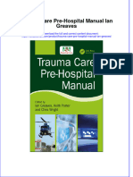 PDF Trauma Care Pre Hospital Manual Ian Greaves Ebook Full Chapter
