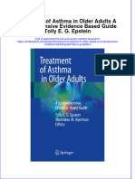 Download pdf Treatment Of Asthma In Older Adults A Comprehensive Evidence Based Guide Tolly E G Epstein ebook full chapter 