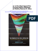 PDF The Power of The Steel Tipped Pen Reconstructing Native Hawaiian Intellectual History Noenoe K Silva Ebook Full Chapter