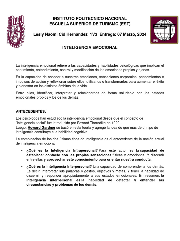 Regulación y Autocontrol Emocional | PDF | Las emociones | Inteligencia ...