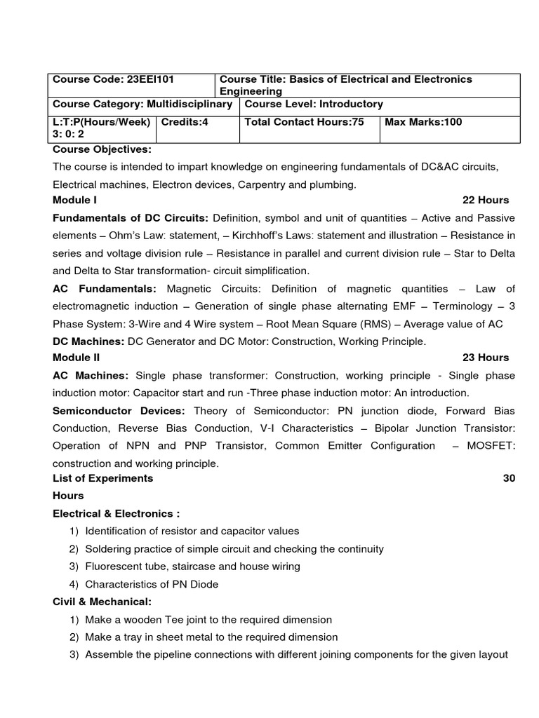 23eei101-basics-of-electrical-and-electronics-engineering-pdf