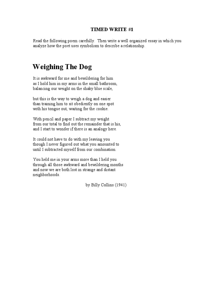 Timed Write #1 | PDF