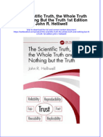 Full Chapter The Scientific Truth The Whole Truth and Nothing But The Truth 1St Edition John R Helliwell PDF