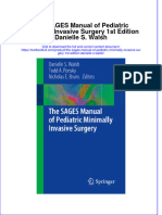 Download textbook The Sages Manual Of Pediatric Minimally Invasive Surgery 1St Edition Danielle S Walsh ebook all chapter pdf 