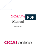 OCAI Pro Manual
