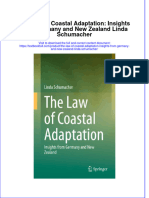 Full Chapter The Law of Coastal Adaptation Insights From Germany and New Zealand Linda Schumacher PDF