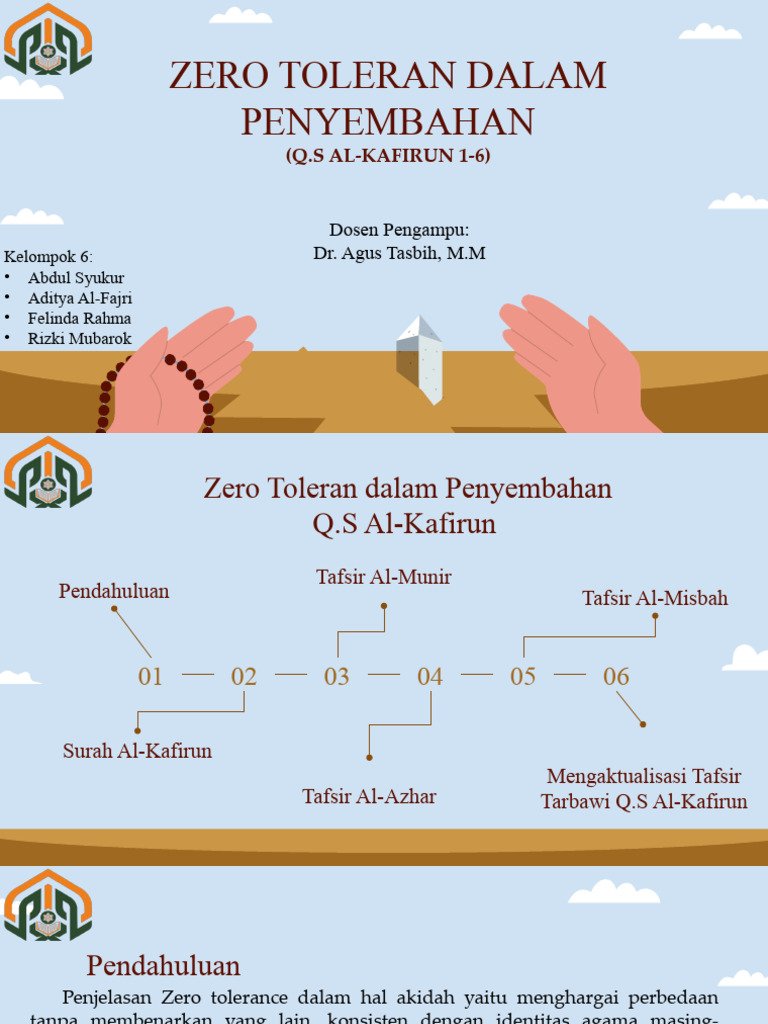 Zero Toleransi dalam Penyembahan Islam | PDF