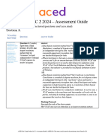 ACED Unit 3 Legal Studies SAC 2 2024 - Assessment Guide