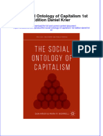Textbook The Social Ontology of Capitalism 1St Edition Daniel Krier Ebook All Chapter PDF