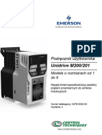 Przemiennik Czestotliwosci Unidrive M200 Podrecznik Uzytkownika Rozmiar Ramy 1 6