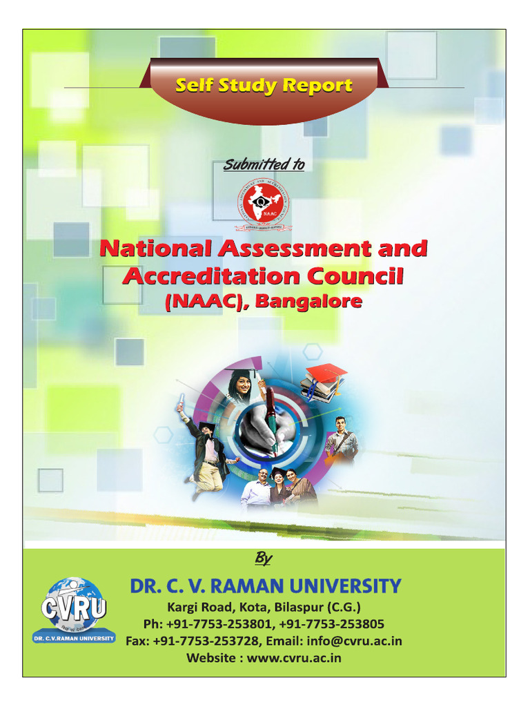 CVRU Self-Study Report for NAAC | PDF | University | Curriculum