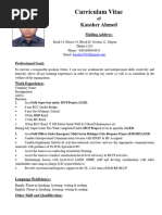 CV of Kausher Ahmed December-22