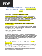 OBR Application for Overseas Office Setup | PDF | Reserve Bank Of India ...
