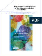 Full Chapter The Narrative Subject Storytelling in The Age of The Internet Christina Schachtner PDF