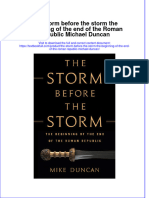 Download pdf The Storm Before The Storm The Beginning Of The End Of The Roman Republic Michael Duncan ebook full chapter 
