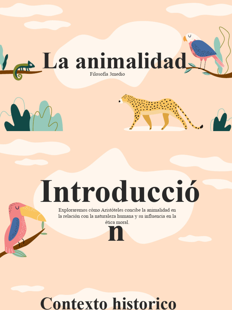 Animalidad y Ética en Aristóteles | PDF
