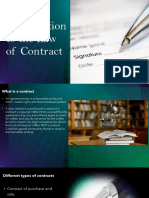 Intro To Law of Contract