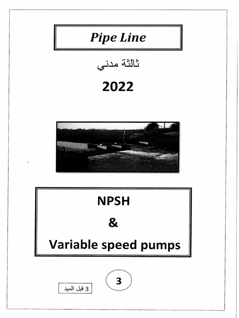 3 - NPSH & Variable Speed Pumps | PDF