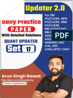 Practice Set 17 Quant Updater 2 0 Daily Free PDF For Practice For