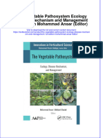 PDF The Vegetable Pathosystem Ecology Disease Mechanism and Management 1St Edition Mohammad Ansar Editor Ebook Full Chapter