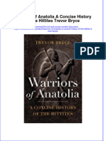 PDF Warriors of Anatolia A Concise History of The Hittites Trevor Bryce Ebook Full Chapter