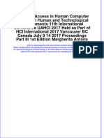 Download textbook Universal Access In Human Computer Interaction Human And Technological Environments 11Th International Conference Uahci 2017 Held As Part Of Hci International 2017 Vancouver Bc Canada July 9 14 2017 P ebook all chapter pdf 