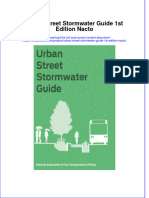 Textbook Urban Street Stormwater Guide 1St Edition Nacto Ebook All Chapter PDF