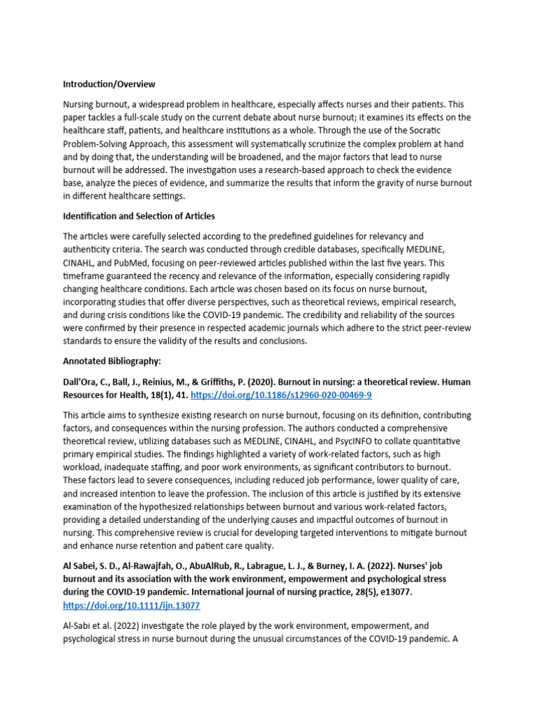 Applying Research Skills | PDF | Occupational Burnout | Nursing