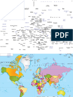 Major Straits of the World Map | PDF | Earth Sciences | Geography