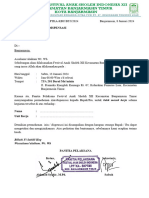 Surat Dispensasi Pendamping FASI XII