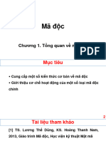 Chương 1. Tổng Quan Về Mã Độc