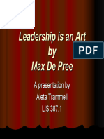 50701669 Leadership is an Art by Depree