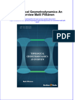 Textbook Topological Geometrodynamics An Overview Matti Pitkanen Ebook All Chapter PDF