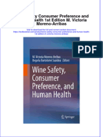 PDF Wine Safety Consumer Preference and Human Health 1St Edition M Victoria Moreno Arribas Ebook Full Chapter